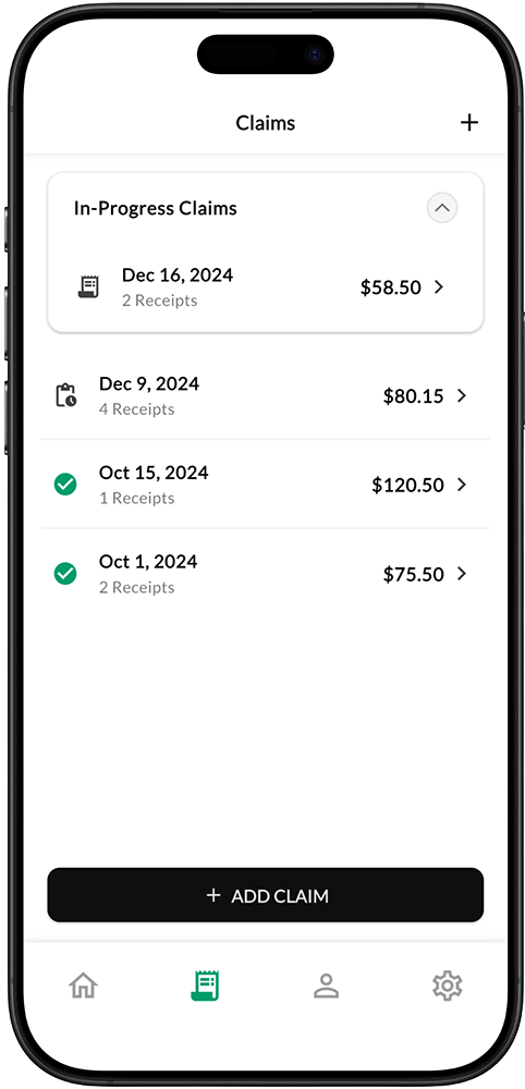 Health Spending Account Claim example Health Spending Account Claim example